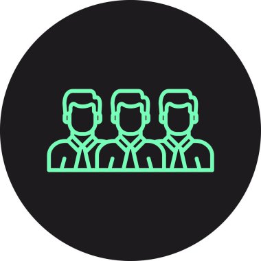 İnsan simgesinin vektör illüstrasyonu