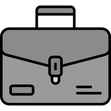 Çanta. Web simgesi basit tasarım