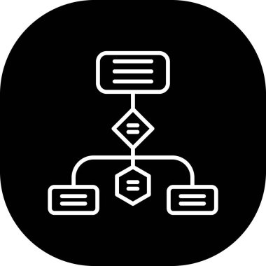 ağ vektörü düz simgesi