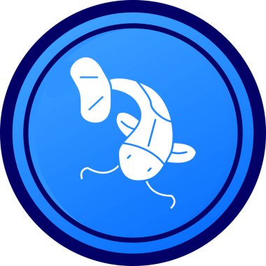 balina simgesi, vektör illüstrasyonu