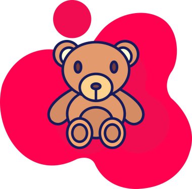 hayvan ayı simgesi - taslak biçiminde