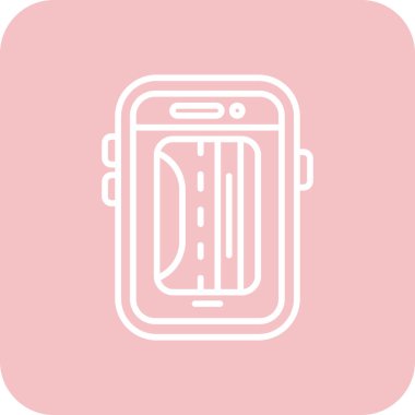 Modern b 'nin vektör illüstrasyonu eksik simgesi