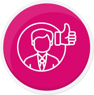 İş adamının vektör illüstrasyonu