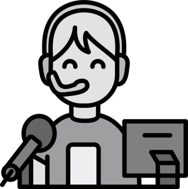 Gazeteci gazeteci simgesi