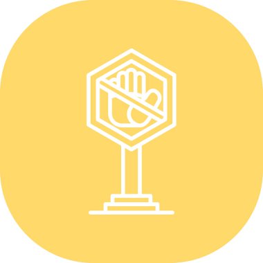 Bir kupa simgesinin vektör illüstrasyonu