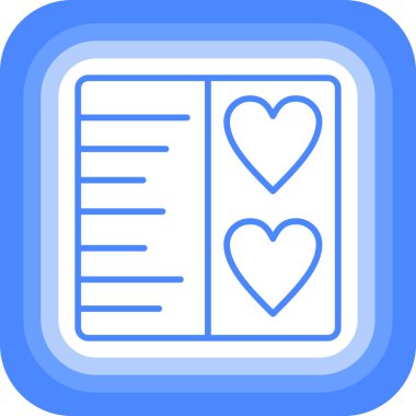 Kart simgesi, vektör illüstrasyonu