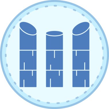 Modern bir binanın vektör çizimi