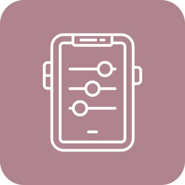 Telefon simgesi vektör illüstrasyonu