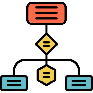 veri ağı. Basit illüstrasyon