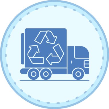 Geri dönüşüm simgesi vektör resimlemesi