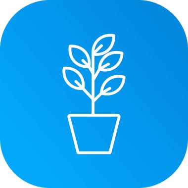 beautiful flower vector glyph icon