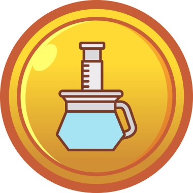 Kimyasal deney simgesi, basit biçim