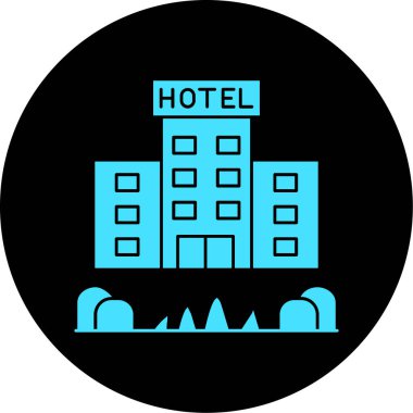 vektör Hotel simgesi