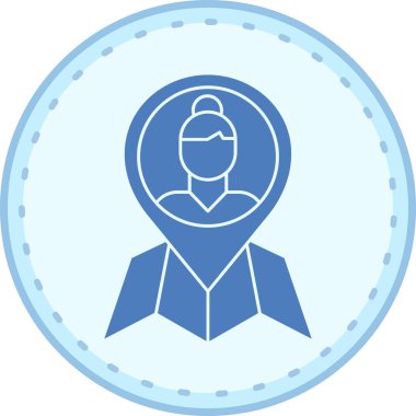 Modern simgenin vektör illüstrasyonu