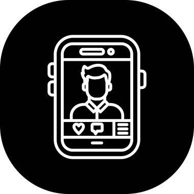 Uygulama modern simgesinin vektör illüstrasyonu