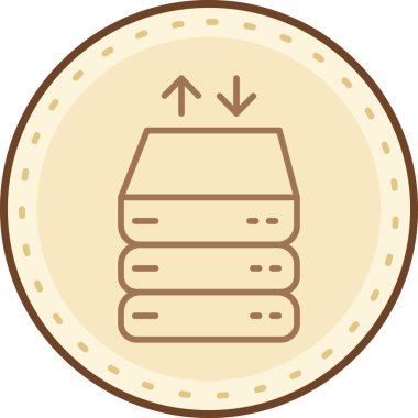 Bozuk para. Web simgesi basit illüstrasyon