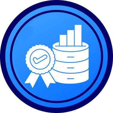 Rozet. Web simgesi basit illüstrasyon