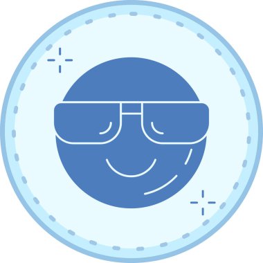 gözlük simgesi, vektör illüstrasyonu