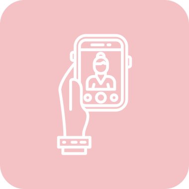 akıllı saat simge vektör illüstrasyonu