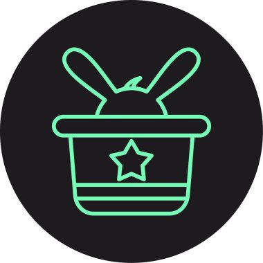 Bir kaktüs simgesinin vektör çizimi