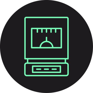 cetvel simgesi, vektör illüstrasyonu