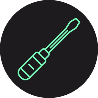 Benzersiz bıçak vektör simgesi