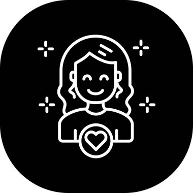 Kişisel bakımda vektör avatar simgesi