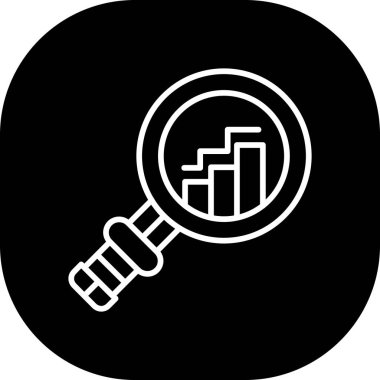 analitik simge vektör illüstrasyonu