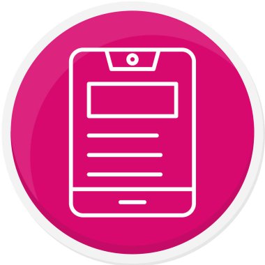 Bir belge simgesinin vektör illüstrasyonu