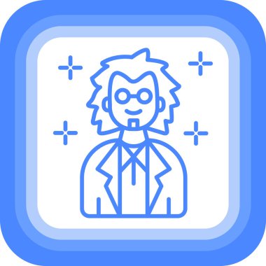 Modern insan simgesinin vektör illüstrasyonu