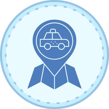 sürücü simgesi vektör illüstrasyonu