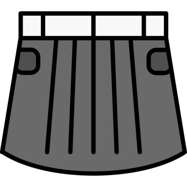 Çizgi film simgesinin vektör çizimi