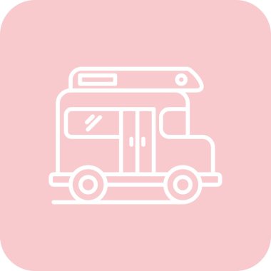 Kamyon. Web simgesi basit illüstrasyon