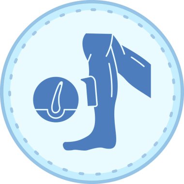 Bebek ayakkabıları. Basit resimleme