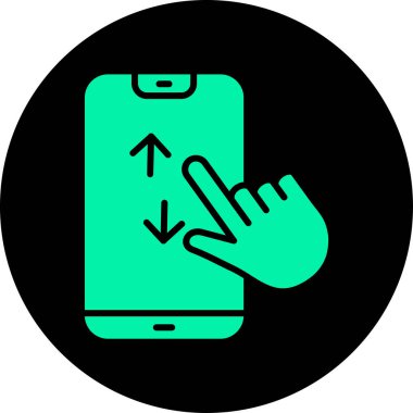 mobil arama simgesi vektör illüstrasyonu