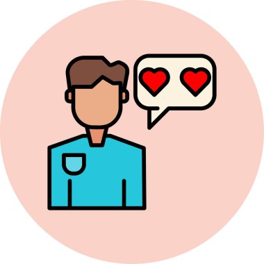 Kalpli adam vektör illüstrasyon tasarımı