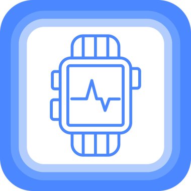 akıllı saat simge vektör illüstrasyonu