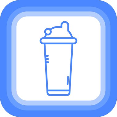 içecek simgesi, vektör illüstrasyonu