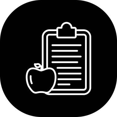 Apple vektör simgesi illüstrasyonu