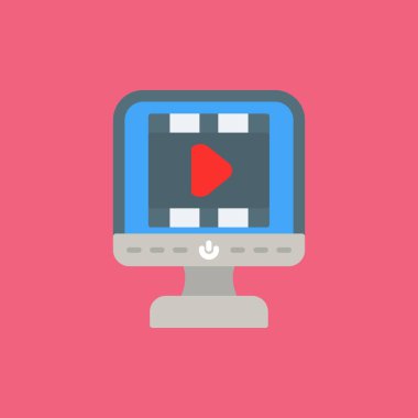 Video oyunu simgesi, vektör, illüstrasyon