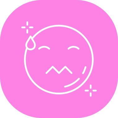 emoji. Web simgesi basit illüstrasyon