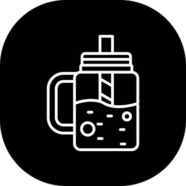 Gaz b simgesinin vektör çizimi