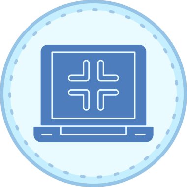 Web simgesi, vektör illüstrasyonu basit tasarım