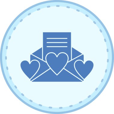 zarf simgesi, vektör çizimi