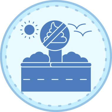 Modern b 'nin vektör illüstrasyonu eksik simgesi