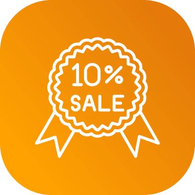 Satış etiketi simgesi. indirimli sembol.