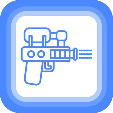 Silah. Web simgesi basit illüstrasyon