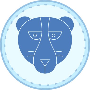 Hayvan. Web simgesi basit illüstrasyon