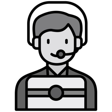 Bir doktorun vektör illüstrasyonu