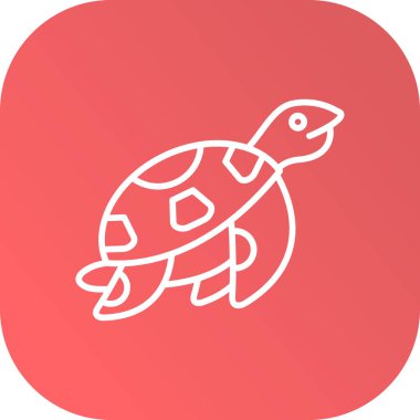 Kaplumbağa simge vektör çizim